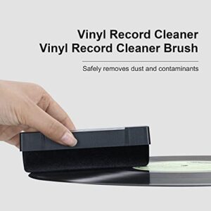 Vinyl Record Cleaning Kit, Anti Static Velvet Brush Vinyl Records LPs Stylus Cleaner Brush - Best Cleaning Vinyl Records, to Remove Dust Static Particles