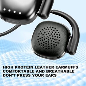 Nuhago Wireless Bluetooth Headphones Wireless Earbuds Bluetooth Earphones with Mic On-Ear Headphones for Sport Workout Cycling