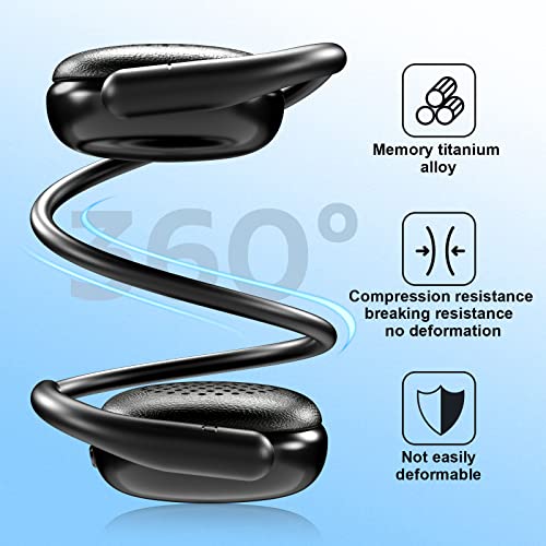 Nuhago Wireless Bluetooth Headphones Wireless Earbuds Bluetooth Earphones with Mic On-Ear Headphones for Sport Workout Cycling