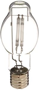 sylvania lumalux plus xl eco hid lamp, efficient 100w light bulb, e39 mogul base, 9800 lumens, 2100k, clear (67800)
