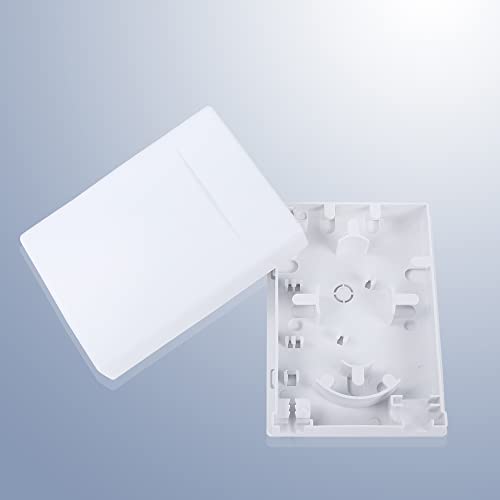 PNGKNYOCN Fiber Optic Terminal Junction Box 2 Ports Fiber Panel Desktop Box for FTTH, Optical SC/UPC Connectors