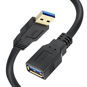 qxcynsef usb 3.0 extension cable 15 ft,usb extender cable 15 ft type a male to a female high speed 3.0 usb cable 15ft black