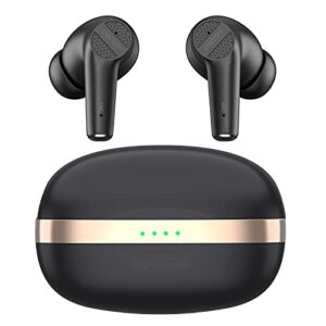 dacom wireless earbuds active noise cancelling bluetooth 5.2 built-in microphone 32h playtime mini charging case in-ear earphones for iphone android work immersive sound premium deep bass headset