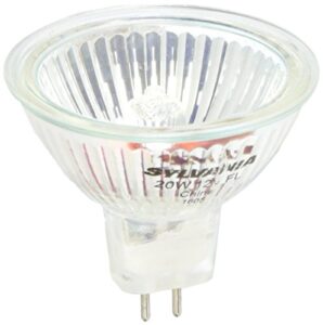 ledvance 58514 sylvania halogen 20w mr16 dimmable reflector light bulb, clear