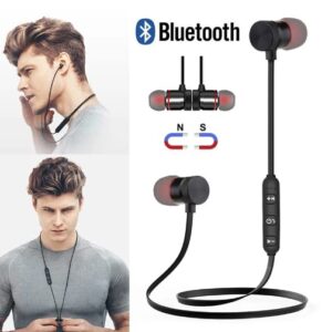 Bluetooth Bass Boosted Earbud Headphones Necklace Earbuds Headset Earphones Multi Button Volume Control Dashboard Used for Outdoors Working Out Relaxing, Talking in Business Meeting Etc.