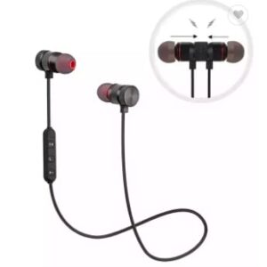 Bluetooth Bass Boosted Earbud Headphones Necklace Earbuds Headset Earphones Multi Button Volume Control Dashboard Used for Outdoors Working Out Relaxing, Talking in Business Meeting Etc.