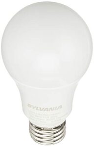 sylvania a19 led light bulb, 12w, 75w equivalent, dimmable, 1100 lumens, 3500k, bright white – 1 pack (71190)