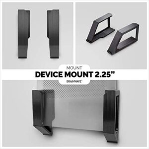 Screwless 2.25" Wide Cable Box Mount, Modem, Router, Mesh, Streaming Media Devices & More Wall Mount | Wall Mount Any Device Upto 2.25" Wide & 6lb in Weight, VHB Adhesive, No Tools by Brainwavz