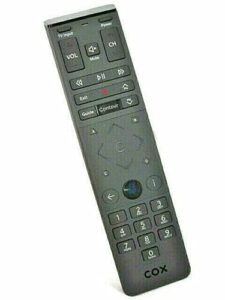 nbs replacement remote control for cox contour 2 xr15-rf voice activated cable tv remote control, grey