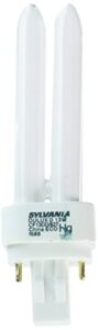 sylvania 21117 compact fluorescent 2 pin double tube 2700k, 13-watt