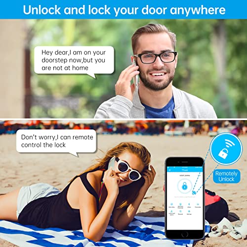 Hornbill Wi-Fi Gateway Remotely Control Your Bluetooth Smart Door Lock with TT Lock App, Smart Wi-Fi Bridge Hub Work with Alexa Voice Control Keyless Entry Keypad Smart Deadbolt, Works with 2.4 GHz