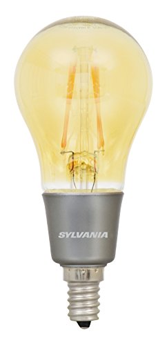 LEDVANCE 74335 Sylvania Ultra LED A15 Vintage Light Bulb-40W Equivalent-2200K-Candelabra Base, Warm White-2200K