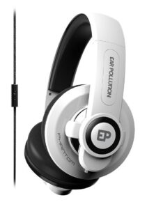 ifrogz ep-pht-wht earpollution phantom headphones with mic – white