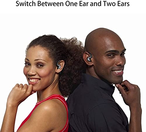 XIXIDIAN Wireless Earbud,Ear-Hook Headphones, Stereo Noise Cancelling Lightweight Sweatproof,Designed for Running and Sport Workouts