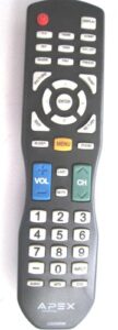 apex ld200rm remote control for all apex lcd & led tv for selected models only