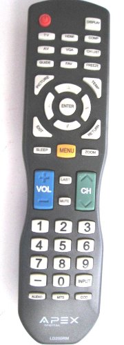 APEX LD200RM Remote Control for all APEX LCD & LED TV for selected models only