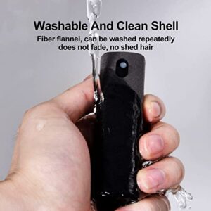 Fingerprint Proof Screen Cleaner 2PCS, Screen Cleaner Touchscreen Mist Spray for Electronic Smart Phone TV, Laptop, Tablet, PC, Computer Monitor LCD Flat Screens（Black）