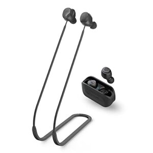 smaate anti-lost strap compatible with jlab go air wireless earbuds, soft silicone cord for anti-falling during sports