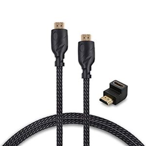 realm 4k hdmi cable & adapter, gray, 6 feet, rlmh9gr