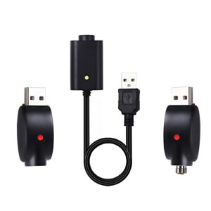 USB Thread Charger Cable | 3 PCS | Built - in LED Indicator | Compatible for Portable USB Charger Adapter | Intelligent Overcharge Protection |