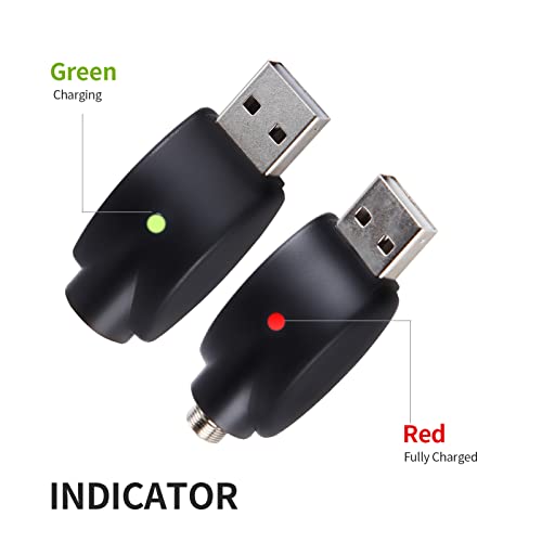 USB Thread Charger Cable | 3 PCS | Built - in LED Indicator | Compatible for Portable USB Charger Adapter | Intelligent Overcharge Protection |