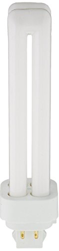 Sylvania 20683 (12-Pack) 18-Watt Double Tube Compact Fluorescent Light Bulb, 2700K, 1150 Lumens, 82 CRI, T4 Shape, 4-Pin G24q-2 Base