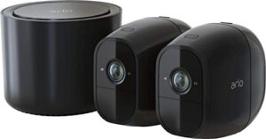 arlo pro 2 2-camera indoor/outdoor wireless 1080p security camera system