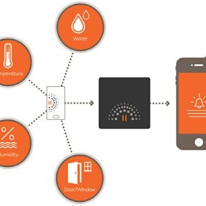 Wally Starter Kit for Smart Detection of Water Leaks, Freezing, and Mold Conditions