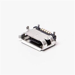 elecbee micro usb b female connector 5 pin smt type b straight for pcb mount