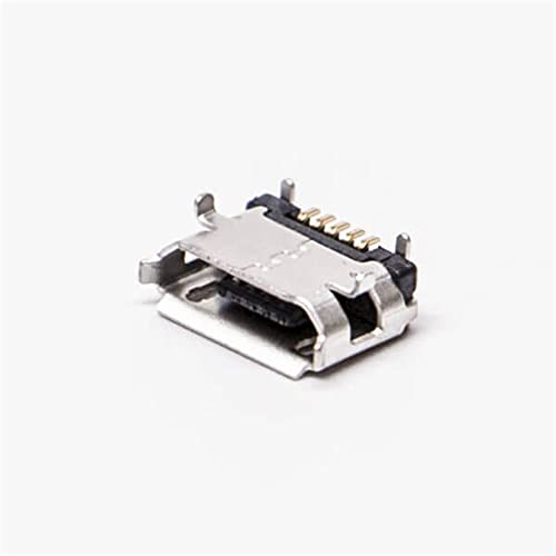 Elecbee Micro USB B Female Connector 5 Pin SMT Type B Straight for PCB Mount