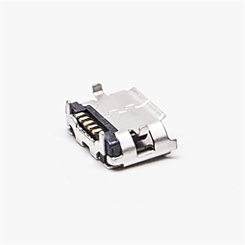 Elecbee Micro USB B Female Connector 5 Pin SMT Type B Straight for PCB Mount