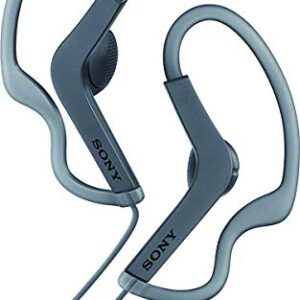 Sony MDR-AS210/B Sport In-ear Headphones, Black (Renewed)