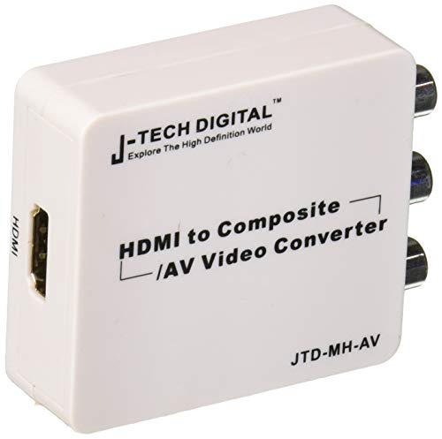 J-Tech Digital JTD-MH-AV Mini HDMI to Composite AV CVBS R/L HD Video Converter