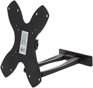 monoprice stable series full-motion articulating tv wall mount bracket for tvs 23in to 42in max weight 44lbs extension range of 1.8in to 13.0in vesa patterns up to 200×200 ul certified