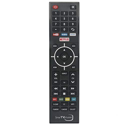 Remote Control Replacement for RCA Smart TV Virtuoso RNSMU5536