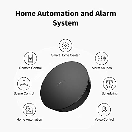 Aqara Smart Hub M2 Plus Aqara Temperature and Humidity Sensor, Door and Window Sensor and Water Leak Sensor, Zigbee Connection, For Remote Monitoring and Smart Home Automation