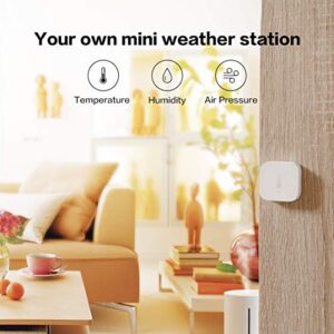 Aqara Smart Hub M2 Plus Aqara Temperature and Humidity Sensor, Door and Window Sensor and Water Leak Sensor, Zigbee Connection, For Remote Monitoring and Smart Home Automation