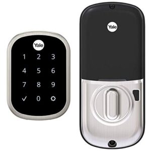 yale assure lock sl – key-free touchscreen door lock in satin nickel