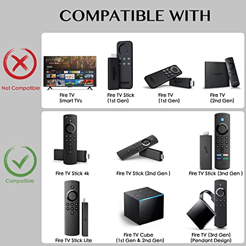 Replacement Voice Remote Control (2nd GEN) L5B83H with Power and Volume Control fit for Amazon 2nd Gen Fire TV Cube and Fire TV Stick,1st Gen Fire TV Cube, Fire TV Stick 4K, and 3rd Gen Amazon Fire TV