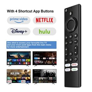 NS-RCFNA-21 CT-RC1US-21 Replacement Voice Remote Control fit for Insignia & Toshiba Smart fire TV 32LF221C19 TF-32A710U21 NS-24DF310NA21 NS-75F301NA21 NS-55DF710NA19