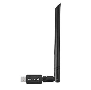 realtek rtl8812bu usb wireless adapter 1200 mbps with 5 dbi antenna dual band ac1200 wifi dongle ieee 802.11 a b g n ac for laptop desktop usb 3.0 network adapter support windows 10 mac