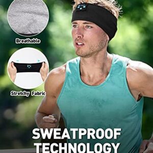 Sleep Headphones Headband, Voerou Wireless Headband Headphones Sports Sweatband with Ultra-Thin HD Stereo Speakers for Sleeping,Workout,Jogging,Yoga,Insomnia,Travel,Meditation