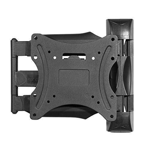 Kanto M300 Full Motion TV Wall Mount for 26 to 55-in TVs | Articulating Arm with 19" of Extension | Easy Tilt Design | 5" Offset | VESA Compatible TV Bracket | Heavy-Duty Steel | Black