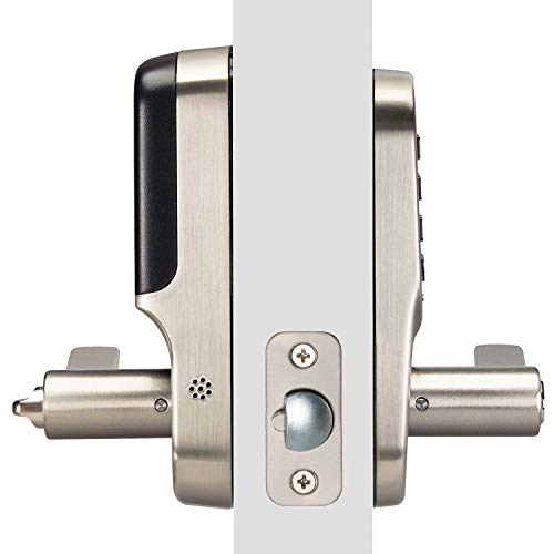 Yale Assure Lever, Wi-Fi Smart Door Lever (for doors with no deadbolt) - Works with Yale Access App, Amazon Alexa, Google Assistant, HomeKit, Phillips Hue and Samsung SmartThings,Satin Nickel