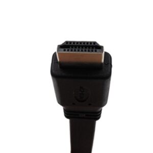 CERRXIAN 1FT Flat Slim High Speed Bi-Directional DVI (24+1) Male to HDMI Male Adapter Cable