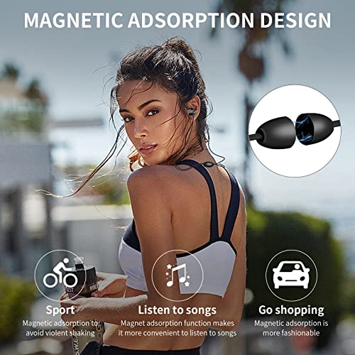 JAKPAK Bluetooth Headphones for iPhone 14 Pro Max, Bluetooth Earphone Neckband Wireless Headset Noise Cancelling Sport Headphones w/Mic Stereo Earphone for iPhone Samsung S22 Ultra A13 Moto G Stylus