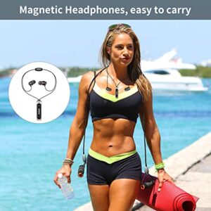 JAKPAK Bluetooth Headphones for iPhone 14 Pro Max, Bluetooth Earphone Neckband Wireless Headset Noise Cancelling Sport Headphones w/Mic Stereo Earphone for iPhone Samsung S22 Ultra A13 Moto G Stylus