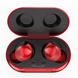 urbanx street buds plus true wireless earbud headphones for samsung galaxy a32 5g – wireless earbuds w/noise isolation – red (us version with warranty)