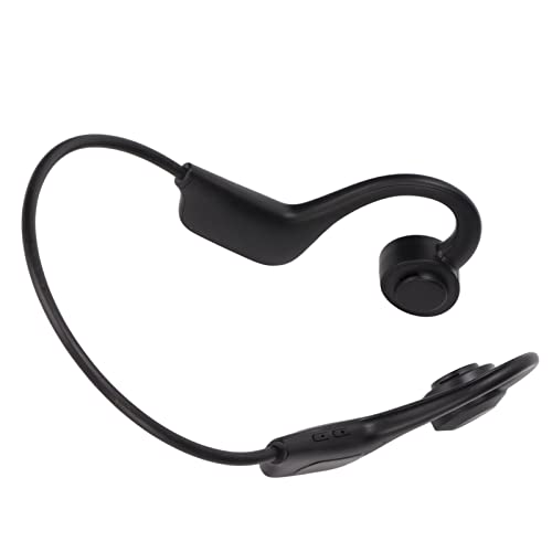 Bone Conduction Headphones, Wireless Bluetooth 5.1 Headset, Ear Hook Stereo Earphones with Mic, Noise Canceling Waterproof Sports for Sports Headsets for Running Bicycling