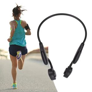 Bone Conduction Headphones, Wireless Bluetooth 5.1 Headset, Ear Hook Stereo Earphones with Mic, Noise Canceling Waterproof Sports for Sports Headsets for Running Bicycling